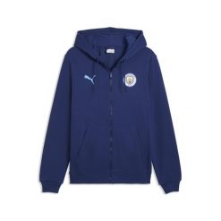 Męska kurtka z kapturem Manchester City ftblCulture PUMA. Niebieskie kurtki męskie Puma, l, bez wzorów, z dzianiny, klasyczne, z kapturem. Za 299.00 zł.