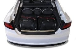 Torby Do Bagażnika Audi A7 Sportback 2010-2017 5Szt Kjust. Czarne torby podróżne damskie KJUST, bez wzorów, z kauczuku. Za 1,424.00 zł.