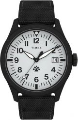 Zegarek Timex Zegarek męski Timex TW2W34700 czarny. Czarne zegarki męskie Timex, bez wzorów. Za 549.00 zł.