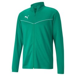 Kurtka dresowa Puma TeamRise Poly. Zielone kurtki męskie Puma, xl, bez wzorów, z dresówki, z kapturem. Za 217.00 zł.