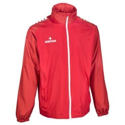 Kurtka męska Derbystar Allwetterjacke Madrid v25. Czerwone kurtki męskie DERBYSTAR, m, bez wzorów, z materiału, z kapturem. Za 210.78 zł.