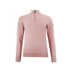 Damski sweter z golfem zapinany na zamek 1/2 Peak Mountain Acharlito. Czerwone swetry nierozpinane damskie Peak Mountain, l, bez wzorów, z nylonu, eleganckie, bez kołnierzyka, bez ramiączek. Za 235.00 zł.