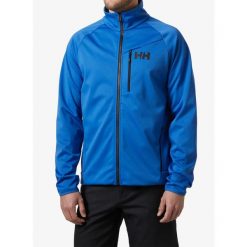 Kurtka polarowa męska Helly Hansen HP Windproof Fleece 2.0. Niebieskie kurtki męskie Helly Hansen, m, bez wzorów, z polaru, sportowe, bez kaptura. Za 592.99 zł.