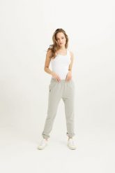 LEKKIE SPODNIE LOLA SZARE XL - Flawless. Szare spodnie dresowe damskie Flawless, bez wzorów, z bawełny, sportowe. Za 224.00 zł.