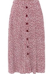Spódnica midi z wiskozy z kieszeniami. Niebieskie spódnice damskie bonprix, bez wzorów, z wiskozy, eleganckie, midi. Za 99.99 zł.