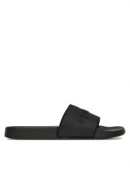 Sprandi Klapki WATERCRUMB WO-865695 Czarny. Czarne klapki damskie Sprandi, bez wzorów, z syntetyku, bez obcasa, bez zapięcia. Za 49.99 zł.