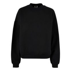 Damska bluza oversize z okrągłym dekoltem Urban Classics. Czarne bluzy damskie Urban Classics, bez wzorów, bez ramiączek, bez kaptura. Za 244.50 zł.