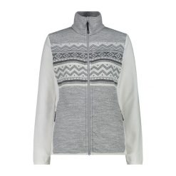 Bluza damska turystyczna CMP 34J0746. Szare bluzy damskie CMP, m, bez wzorów, z materiału, sportowe, bez ramiączek, z kapturem. Za 423.70 zł.