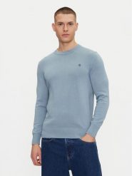 Timberland Sweter TB0A2BMM Niebieski Regular Fit. Niebieskie swetry męskie Timberland, m, bez wzorów, z bawełny, bez kołnierzyka, bez ramiączek. Za 259.99 zł.