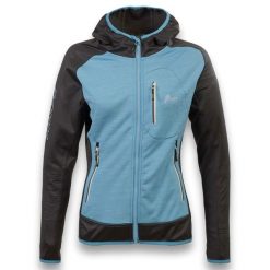 Bluza Ande Bregaglia Dama Damskie. Niebieskie bluzy damskie ANDE, s, bez wzorów, z elastanu, sportowe, bez ramiączek, bez kaptura. Za 350.99 zł.