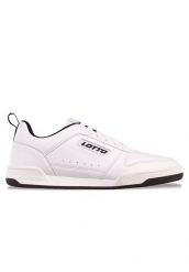 Buty męskie trampki sportowe Lotto TOCO BC. Białe trampki męskie Lotto, na lato, bez wzorów, z materiału, sportowe, przed kostkę, bez zapięcia. Za 139.00 zł.