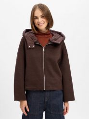 Opus sweter wełniany Kobiety brązowy, M. Brązowe swetry nierozpinane damskie Opus, m, bez wzorów, z wełny, eleganckie, bez kołnierzyka, bez ramiączek. Za 749.95 zł.