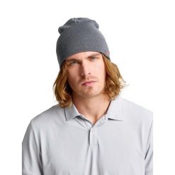 Czapka Zimowa Slam Logo Dorosłych. Szare czapki damskie SLAM, na zimę, bez wzorów, z materiału, sportowe. Za 203.99 zł.
