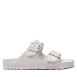 Klapki Birkenstock. Klapki damskie Birkenstock, bez wzorów, bez obcasa, bez zapięcia. Za 249.99 zł.