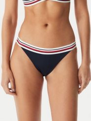 Tommy Hilfiger Dół od bikini UW0UW06354 Granatowy. Niebieskie bikini Tommy Hilfiger, s, bez wzorów, z syntetyku. Za 189.99 zł.