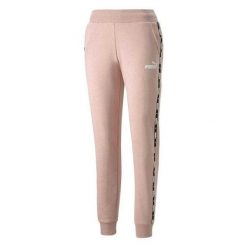 Spodnie Do Joggingu Damskie Power Tape. Czerwone spodnie dresowe damskie Puma, bez wzorów, sportowe, długie. Za 208.99 zł.