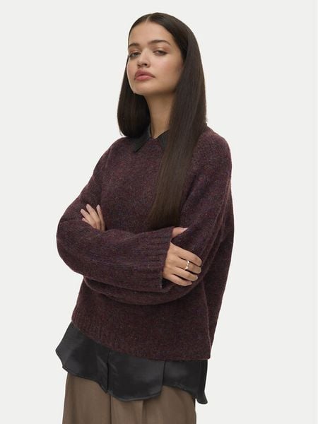 Vero Moda Sweter Ingrid 10331365 Fioletowy Regular Fit. Fioletowe swetry nierozpinane damskie Vero Moda, xs, bez wzorów, z syntetyku, bez kołnierzyka, bez ramiączek. Za 179.99 zł.