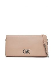 Calvin Klein Torebka Ck Mini Chain Bag K60K612806 Różowy. Czerwone torebki do ręki damskie Calvin Klein, bez wzorów, ze skóry, bez dodatków. Za 269.99 zł.