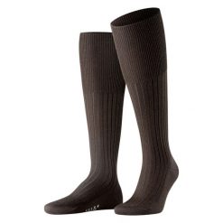 Skarpety męskie Falke Bristol Pure. Brązowe skarpety męskie Falke, bez wzorów, z materiału. Za 149.00 zł.