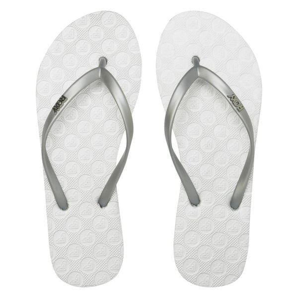 Sandały dla Kobiety VIVA IV. Szare sandały damskie Roxy, bez wzorów, z gumy, bez obcasa, bez zapięcia. Za 74.99 zł.