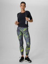 4F Legginsy treningowe szybkoschnące damskie - multikolor XL. Legginsy damskie 4F, bez wzorów. Za 149.99 zł.