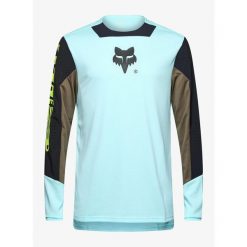 Bluza rowerowa męska Fox Defend LS Jersey Elevated. Zielone bluzy męskie FOX, m, bez wzorów, z jersey, sportowe, bez ramiączek, bez kaptura. Za 308.99 zł.
