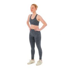 Damski zestaw sportowy Xtreme - legginsy sportowe + top sportowy - Antracyt. Szare legginsy damskie XTREME SOCKSWEAR, s, bez wzorów, z materiału, z podwyższonym stanem, na fitness i siłownię. Za 190.74 zł.