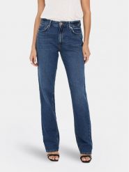 ONLY Jeansy Jaci 15296923 Niebieski Straight Fit. Niebieskie jeansy damskie ONLY, bez wzorów, z bawełny. Za 179.99 zł.