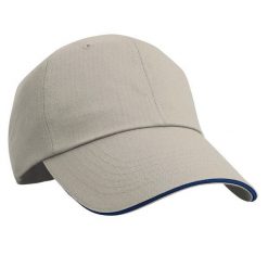Czapka Z Daszkiem W Jodełkę. Czerwone czapki damskie RESULT HEADWEAR, bez wzorów, z bawełny. Za 38.99 zł.