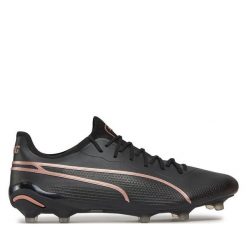 Buty do piłki nożnej Puma. Czarne buty sportowe męskie Puma, bez wzorów, bez zapięcia. Za 999.99 zł.