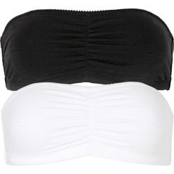 Biustonosz bandeau (mis. A do C), bawełna organiczna bonprix czarny + biały. Czarne biustonosze bonprix, bez wzorów, z bawełny. Za 55.98 zł.