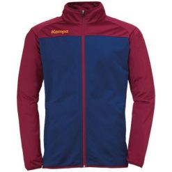 Bluza Kempa Prime Poly Jacket. Czerwone bluzy damskie Kempa, bez wzorów, sportowe, bez ramiączek, bez kaptura. W wyprzedaży za 169.50 zł.