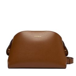 Torebka Coccinelle. Brązowe listonoszki damskie Coccinelle, bez wzorów, bez dodatków. Za 1,309.00 zł.