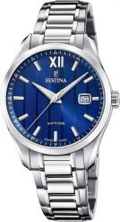 Zegarek Festina Zegarek męski Festina F20026-2 srebrny. Szare zegarki męskie Festina, bez wzorów, srebrne. Za 764.00 zł.