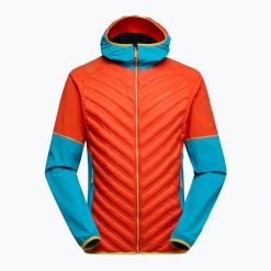 Kurtka hybrydowa męska La Sportiva Koro. Czerwone kurtki męskie La Sportiva, m, bez wzorów, bez kaptura. Za 709.99 zł.