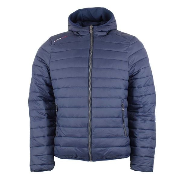 Odwracalna parka Peak Mountain Colisee. Niebieskie parki męskie Peak Mountain, na zimę, xl, bez wzorów, z puchu, sportowe, bez kołnierzyka, bez kaptura. Za 793.35 zł.