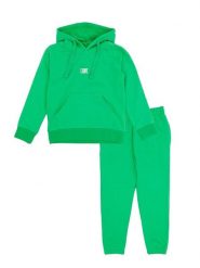 Bluza z bawełna z kaptur na co dzień na siłownię. Zielone bluzy damskie LEONE 1947 APPAREL, bez wzorów, z bawełny, bez ramiączek, bez kaptura. Za 105.21 zł.