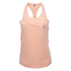 Tank Top Damski Ilmara. Czerwone topy damskie IQ, bez wzorów, sportowe, bez kołnierzyka, bez ramiączek. Za 140.99 zł.