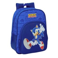 Plecak szkolny SONIC THE HEDGEHOG Niebieski. Niebieskie plecaki męskie SONIC THE HEDGEHOG, bez wzorów. Za 150.80 zł.