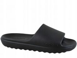Adidas Klapki Adilette LUMIA 46 (11 UK) czarne (4067903174555). Czarne klapki damskie Adidas, bez wzorów, sportowe, bez obcasa, bez zapięcia. Za 119.46 zł.