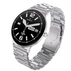 Smartwatch Garett Quantum Glow srebrny stalowy. Szare krokomierze GARETT. Za 499.00 zł.
