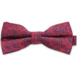 Czerwona Mucha w Ornamenty, Męska. Czerwone krawaty i muchy Vernon, bez wzorów, eleganckie. Za 29.00 zł.