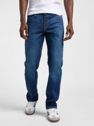 LEE MĘSKIE SPODNIE LEE BROOKLYN STRAIGHT STONEY 112363850. Jeansy męskie Lee, z jeansu. Za 219.99 zł.