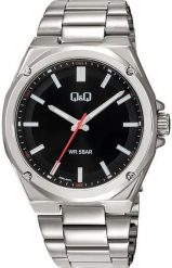 Zegarek Q&Q Q05C-001P męski wodoszczelny czarna tarcza . Czarne zegarki męskie Q&Q, bez wzorów. Za 149.00 zł.