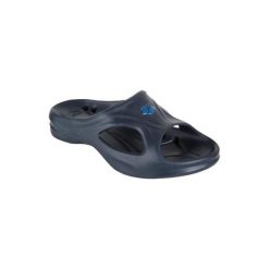 Klapki basenowe HYDROSOFT granatowe junior. Niebieskie klapki damskie ARENA FRANCE, bez wzorów, bez zapięcia. Za 49.99 zł.