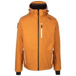 Dlx Graham - Kurtka narciarska męska Ginger. Brązowe kurtki sportowe męskie DLX, na zimę, l, bez wzorów, z puchu, bez kaptura, narciarskie. Za 572.99 zł.