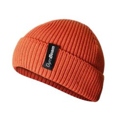 Czapka unisex zimowa rdzawa Alpine. Brązowe czapki damskie GYMBEAM, na zimę, bez wzorów, z materiału, klasyczne. Za 50.90 zł.
