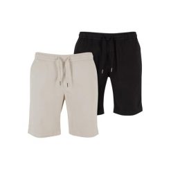 Szorty Urban Classics Stretch Twill (x2). Białe szorty męskie Urban Classics, bez wzorów, z bawełny. Za 275.00 zł.