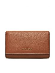 MICHAEL Michael Kors Portfel 32T5GJ6D9L Brązowy. Brązowe portfele damskie MICHAEL Michael Kors, ze skóry. Za 599.99 zł.