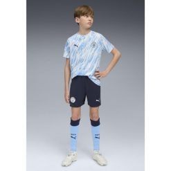 Młodzieżowe szorty Manchester City 25/26 PUMA Deep Navy Team Light Blue. Niebieskia szorty damskie Puma, bez wzorów, młodzieżowe. Za 179.00 zł.